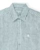 Image de Chemise lin rayée MC  unité -  L KAKI