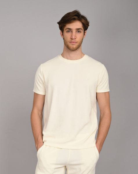 Image de T shirt velours éponge unité -  2 XL CREME