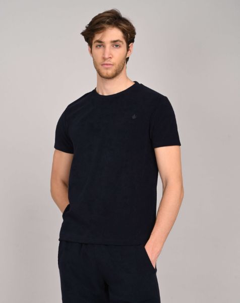 Image de T shirt velours éponge unité -  XL MARINE