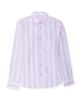 Image de Chemise lin larges rayures unité -  4 XL ROSE