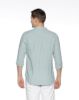 Image de Chemise lin col Mao unité -  2 XL CELADON
