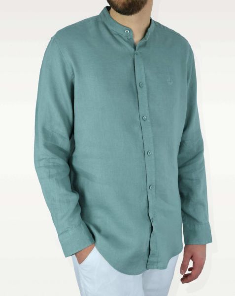 Image de Chemise lin col Mao unité -  4 XL LAGON