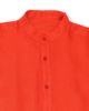 Image de Chemise lin col Mao unité -  M TANGERINE