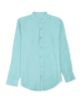 Image de Chemise lin col Mao unité -  XL TURQUOISE
