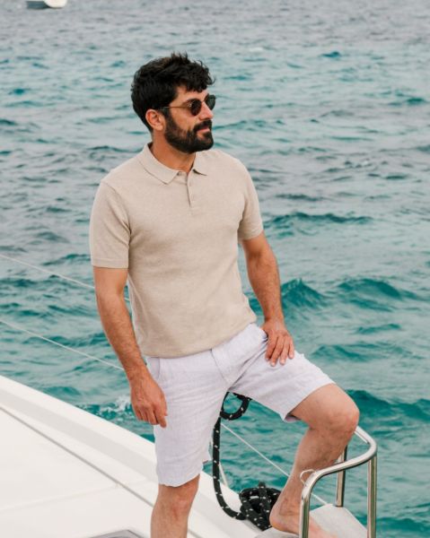 Image de Polo maille coton Bio unité -  4 XL BEIGE