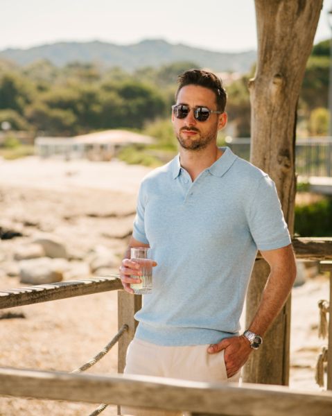 Image de Polo maille coton Bio unité -  4 XL GLACIER