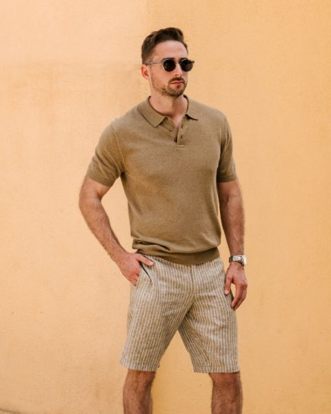 Image de Polo maille coton Bio unité -  4 XL KAKI