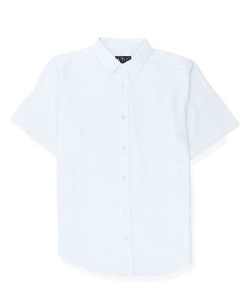 Image de Chemise voile de coton MC  unité -  L BLANC