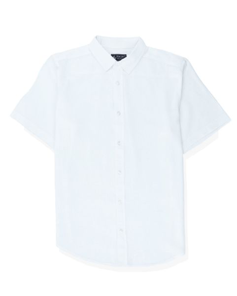Image de Chemise voile de coton MC  unité -  2 XL BLANC