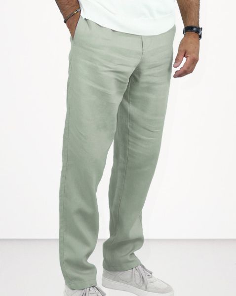 Image de pantalon lin jog unité -  3 XL KAKI