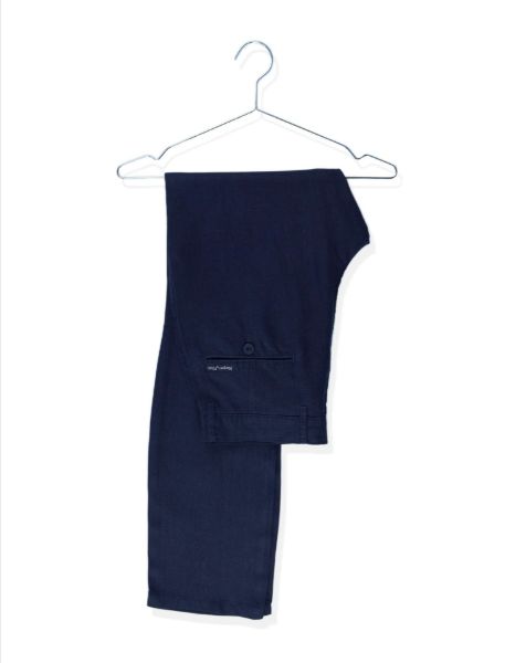 Image de pantalon lin chino unité -  38 MARINE