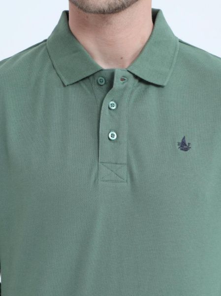 Image de Polo manches L maille piquée  unité -  S DENIM