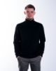 Image de Pull col roulé cahemire unité -  S NOIR