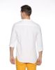 Image de Chemise lin col Mao unité -  2 XL BLANC